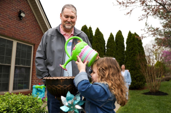 Rodney and granddaughter Oakleigh