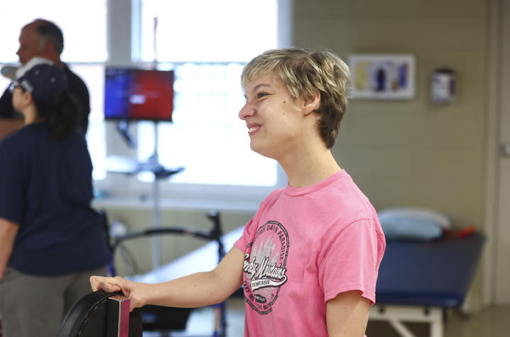 It was a day full of smiles for Standiford as she prepared to take home her very own bike for the first time. Carter Skaggs | UK photo