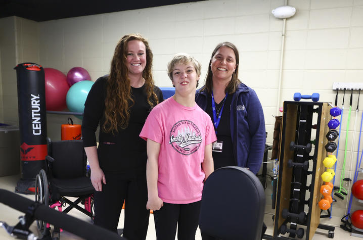 Standiford is thankful for her UK Cardinal Hill care team helping her overcome challenges and reach her goals. Carter Skaggs | UK photo