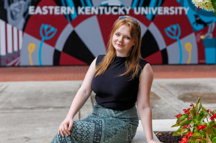 EKU student Madison Carlisle experienced rapid vision loss until the team at UK HealthCare got to the source of her ‘false brain tumor.’ Mark Cornelison | UK Photo