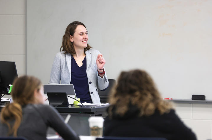 Photo of Professor Chwatko Teaching