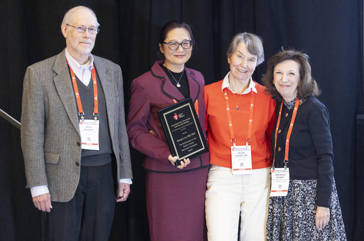 Hong Lu received David A Dichek Mid-Career Investigator Award
