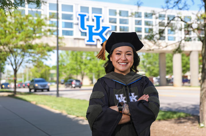 As graduation nears, Relucio carries with her a deep sense of gratitude. “This opportunity would’ve been taken from me had my parents not moved to the U.S. and sacrificed so much.” Carter Skaggs | UK Photo
