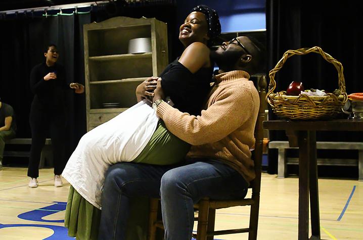 photo of "Show Boat" rehearsal