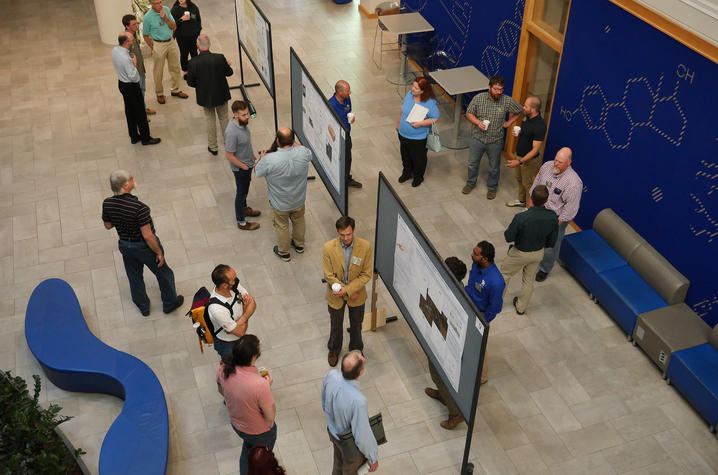 Poster presentations at the 61st Annual KGS Seminar held May 12, 2022.