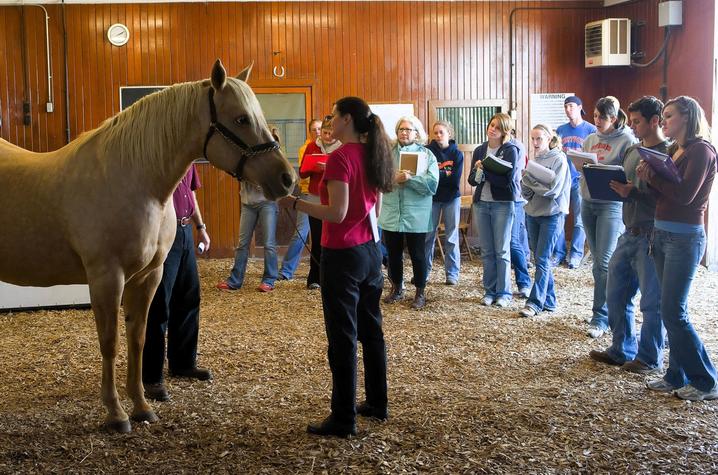 group of students on Maine Chance Farm