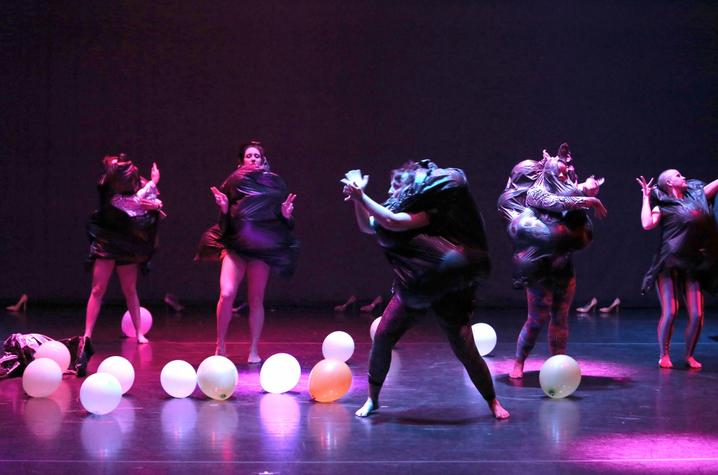 photo of dancers performing Anthony Alterio's "Road of Excess"