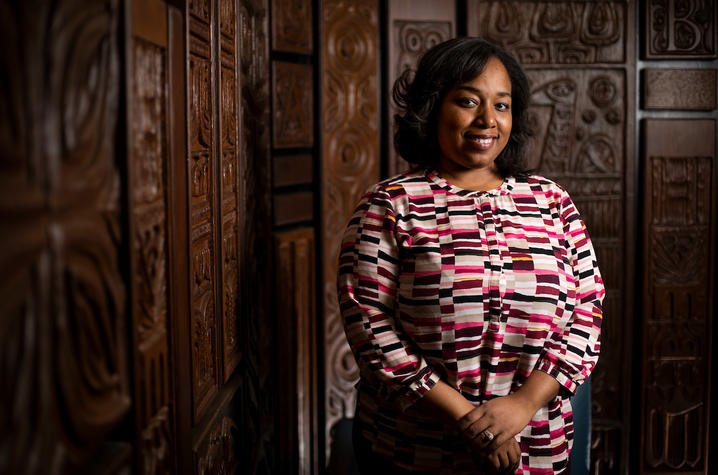 photo of Arion Jett-Seals, the new basic needs coordinator at UK