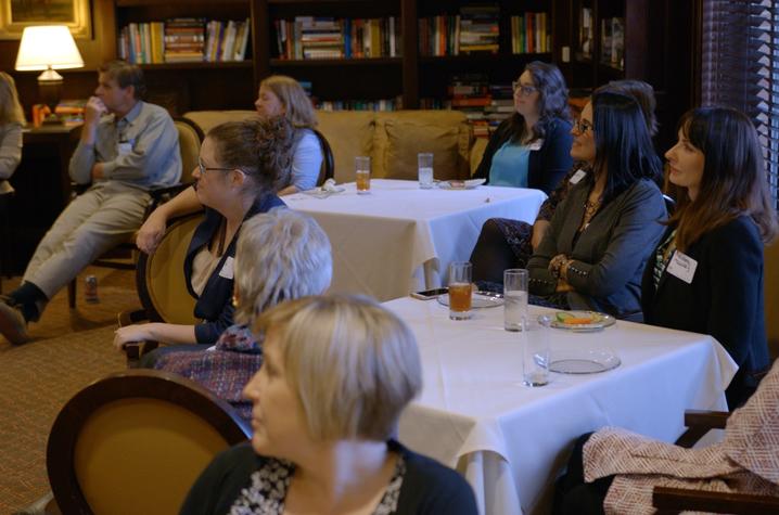 Photo of celebration reception of the renewal of the BIRCWH grant