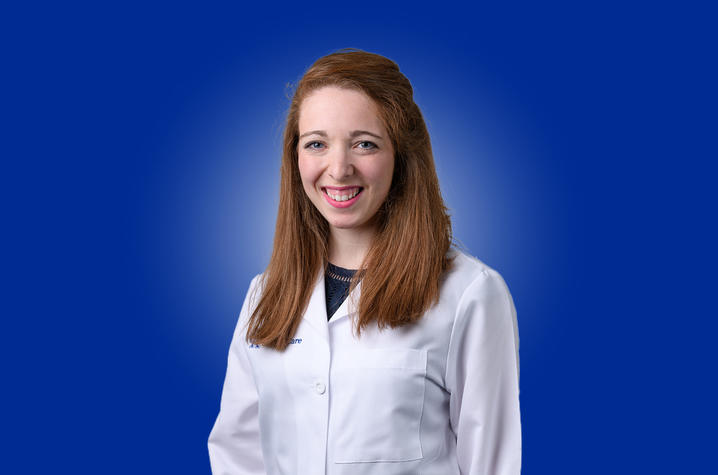 Brittany Levy, M.D., is in her final years of general surgery residency in the College of Medicine’s Department of Surgery. She also founded TalkiTourni, LLC. Photo provided.