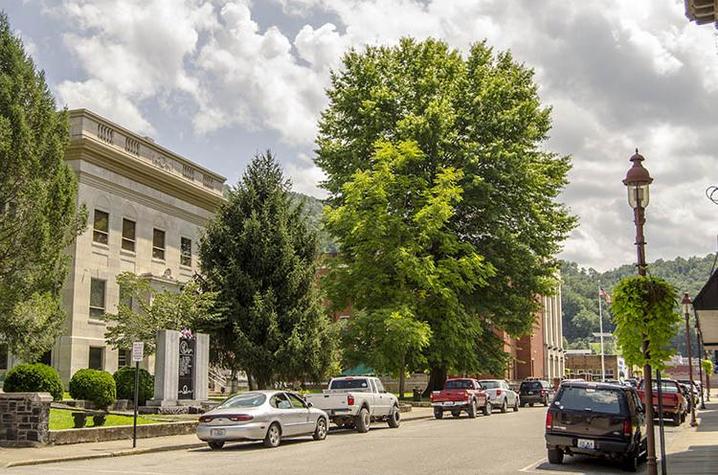 Image of rural downtown