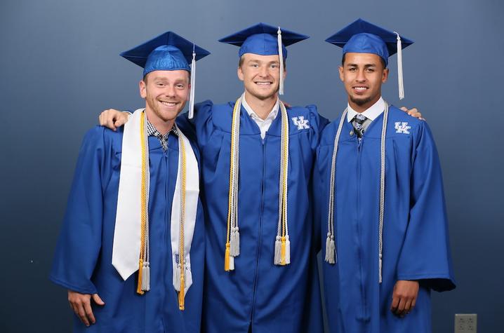 Photo of graduating athletes