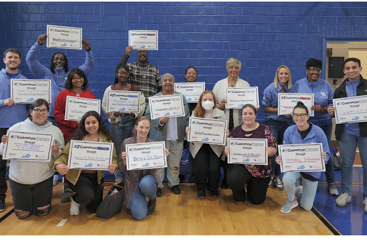 The program trains youth and adults to become community health champions for the #IChampionHealth initiative. 