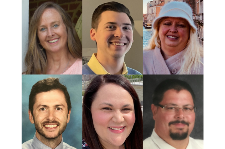 Left to right (top row) Jennifer Barlow, Aaron Cain, Brenda Fairchild; (bottom row) Ryan Lewis, Ashley Milar, Gerald (Gary) Morris