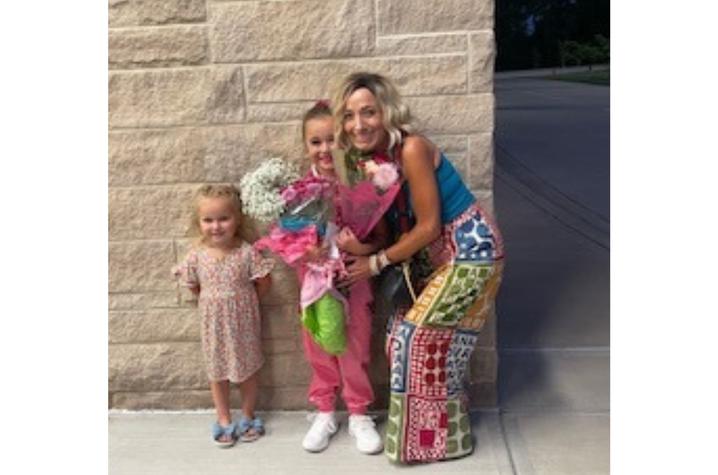 Bobbi Jo is now 148 days post-bone marrow transplant and in remission. She has been able to get back to her regular activities like supporting her granddaughters at dance recitals. Photo provided by Bobbi Jo Allen.