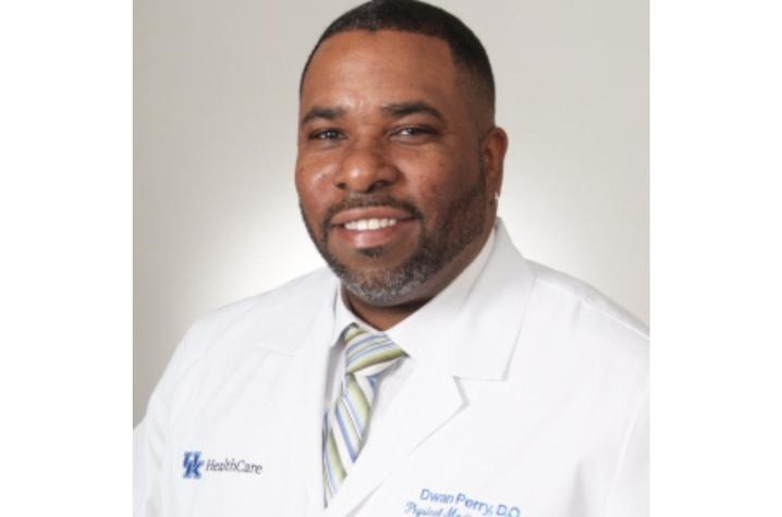 Dwan Perry, DO, PMR, associate professor of physical medicine and rehabilitation. Photo provided by UK HealthCare.