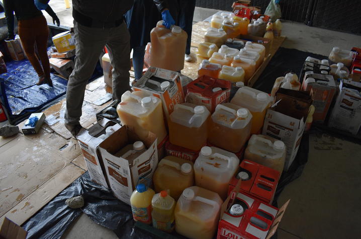 The Gobble Grease Toss allows Lexington residents to divert hundreds of gallons of cooking oil that would otherwise end up in the trash. Collected cooking oil will be used for biofuel research with UK's CAER. 