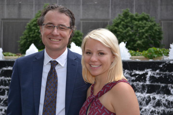 Photo of Drs. Matthew Gentry and Kathryn Brewer