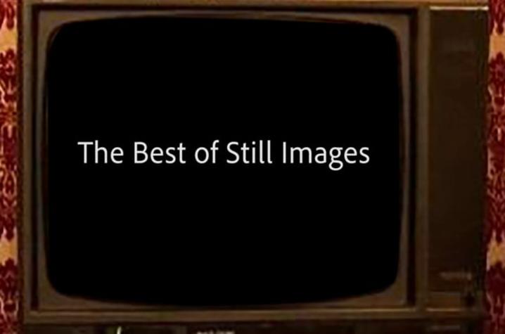 photo of Digital Media Blast - The Best of Still Images video open of old school TV