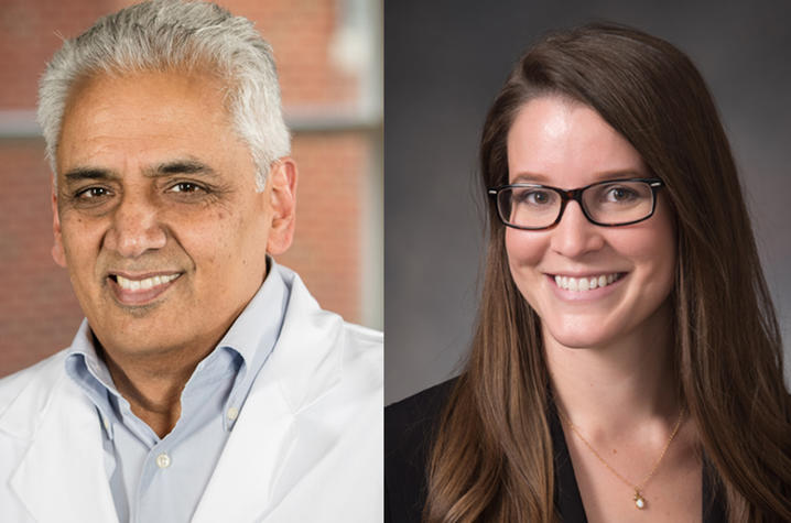 Dr. Jagannadha ‘Jay’ Avasarala (L) Maddison Higgins (R)