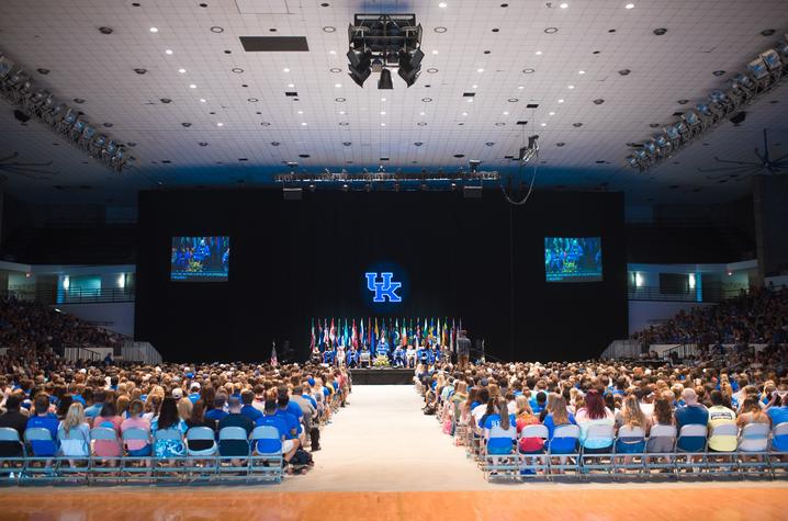 Photo from new student induction ceremony