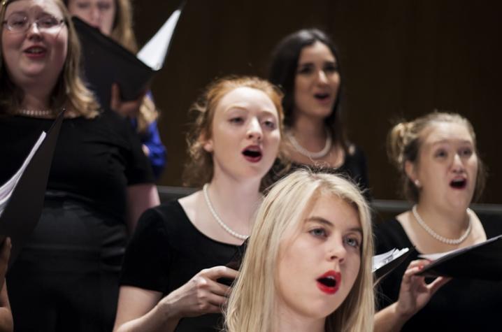 photo of singers from UK Women's Choir