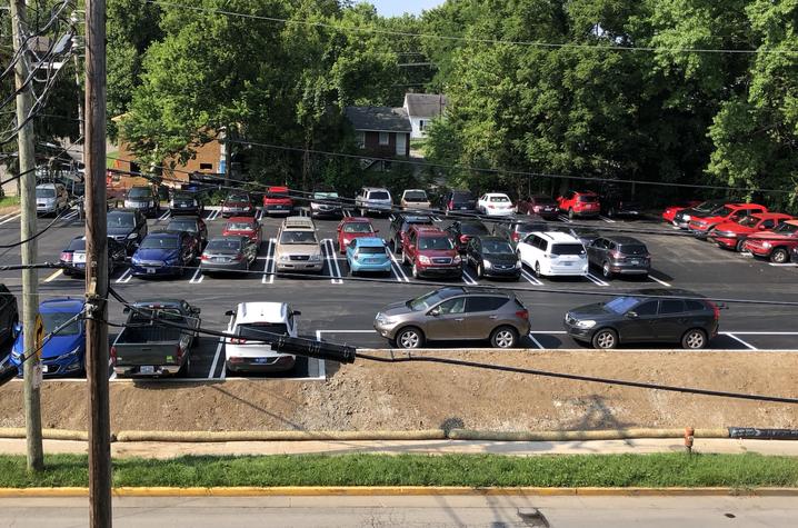 photo of Elizabeth Street parking lot