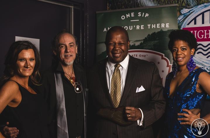 photo of David McClean, Everett McCorvey and others at Lexington Music Awards