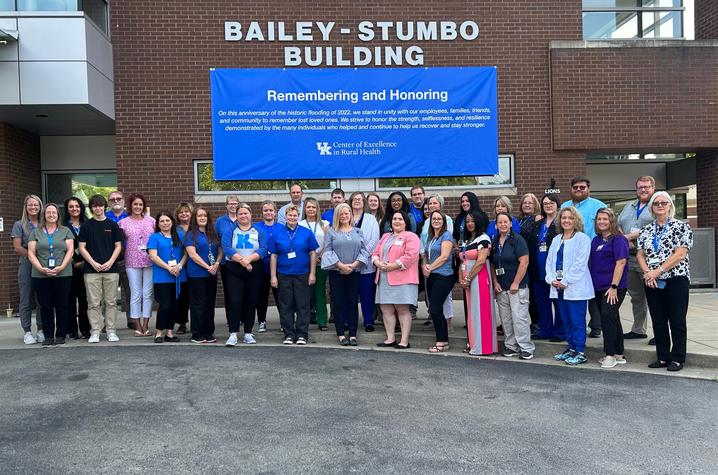 The University of Kentucky’s Center of Excellence in Rural Health took time to remember the lives lost and also to honor the ongoing efforts as their community continues to recover.