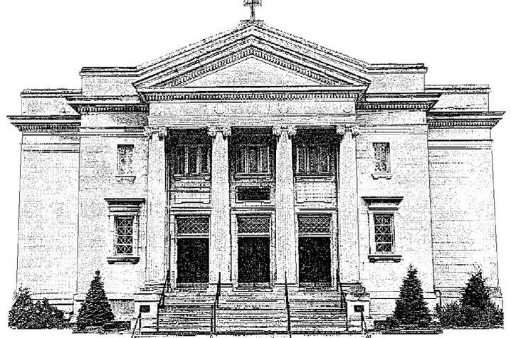 drawing of First United Methodist Church