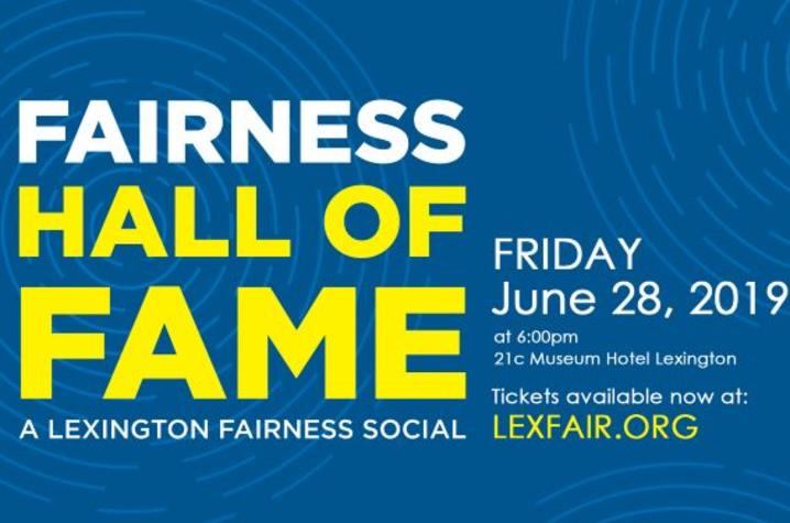 photo of web banner for Fairness Hall of Fame event June 28, 2019