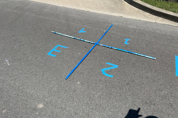 One of the exercises included a four-square step test to gauge balance. Guests were also given more information about how they scored and could ask questions at the event. Lindsay Travis | UK Photo