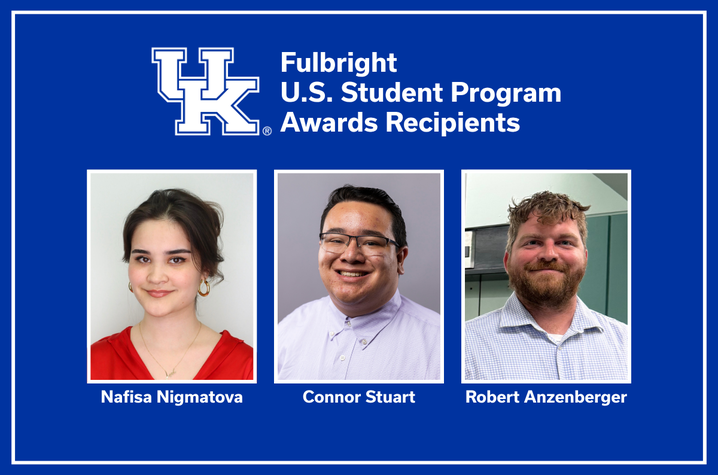 University of Kentucky Fulbright award recipients
