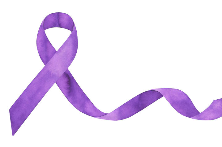 purple domestic violence awareness ribbon