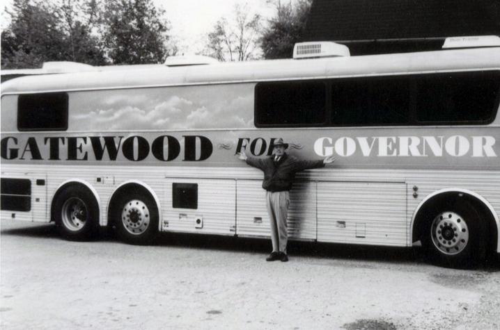 photo of Gatewood Galbraith and bus