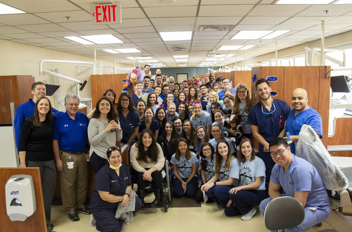 Students and faculty at UK Dentistry's annual 'Give Kids A Smile' Day