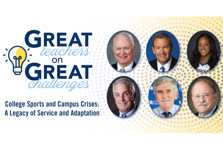 Graphic that says Great Teachers on Great Challenges