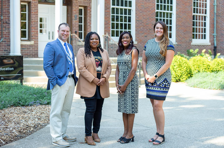 L to R: Justin Nichols, Mariama Lockington, Gail Dent and Rosie Lanphere.