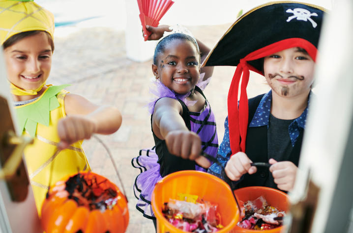 kids trick or treating