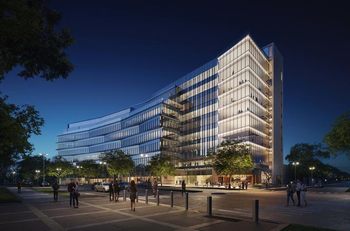 A rendering of the MIchael D. Rankin MD Health Education Building. Photo provided. 