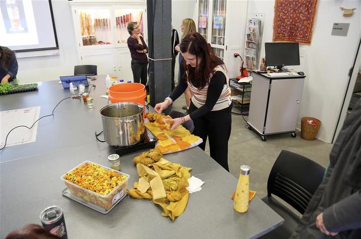 The Sustainable Color for Kentucky's Future project introduced UK community members to sustainable dyes and practices as part of their 2024 UK Sustainability Challenge Grant.