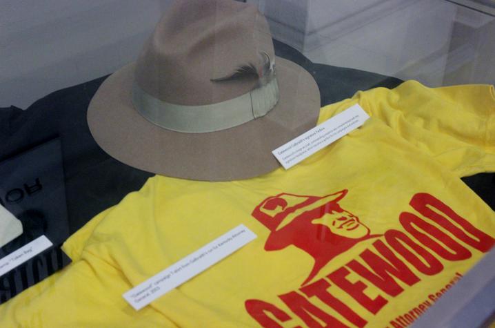 photo of campaign shirt for KY Attorney General and a Gatewood Galbraith fedora