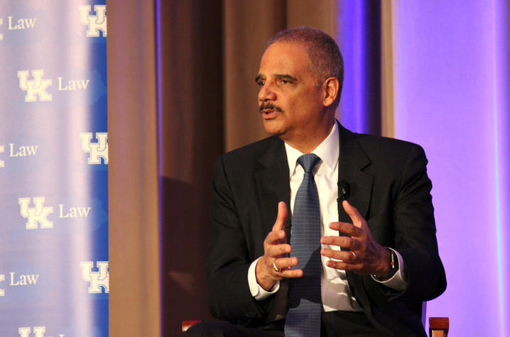 Photo of Eric Holder at UK