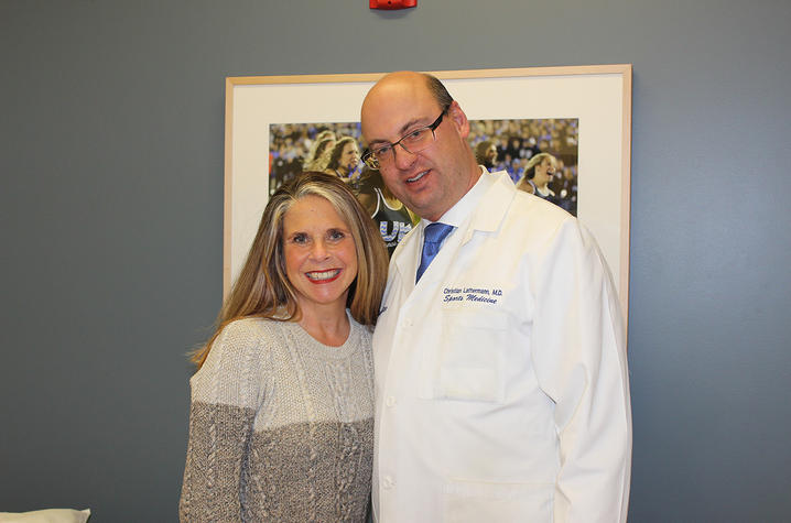 Dr. Christian Lattermann and Jennifer Thomas