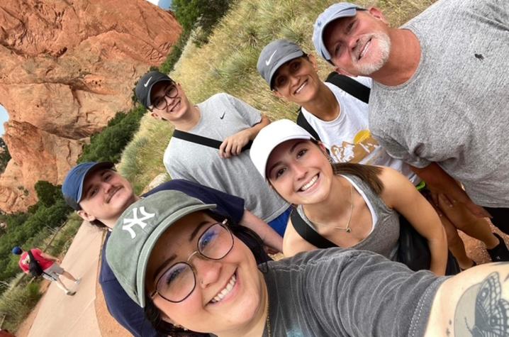 Image of Jen Riley and her family