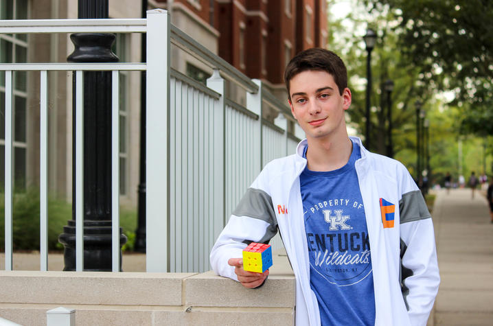 photo of UK student Lucas Etter