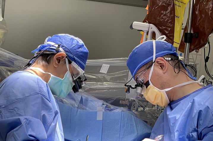 image transplant surgeons in surgery