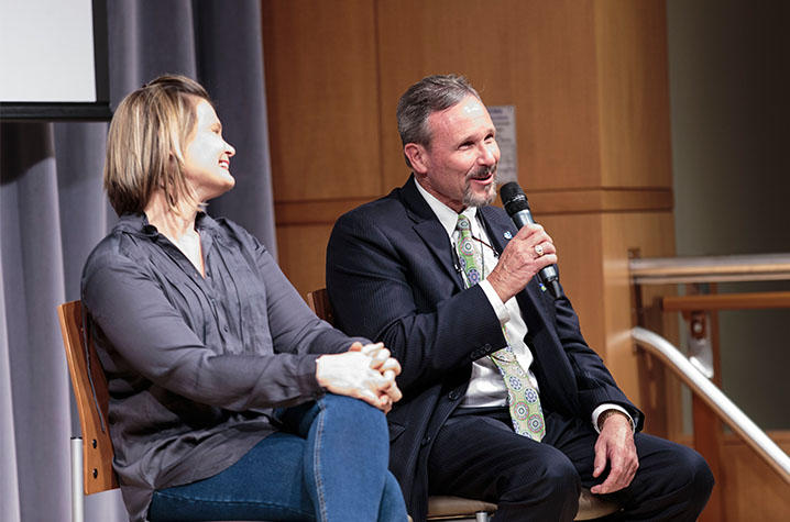 Erica Radhakrishnan and Barry Warner