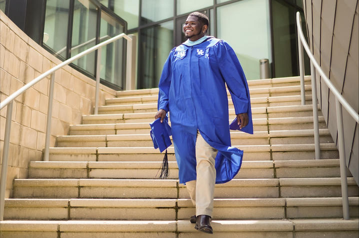 Xavier Douglas, a graduate of the UK College of Education MIC program