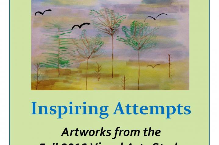 "Inspiring Attempts" exhibition poster